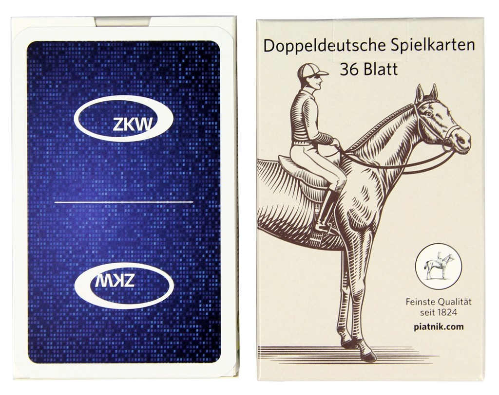 ZKW Spielkarten doppeldeutsch