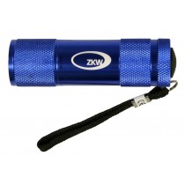 ZKW Alu-Taschenlampe blau