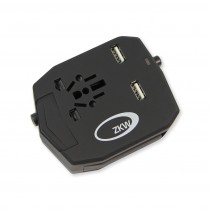 ZKW Reiseadapter schwarz  